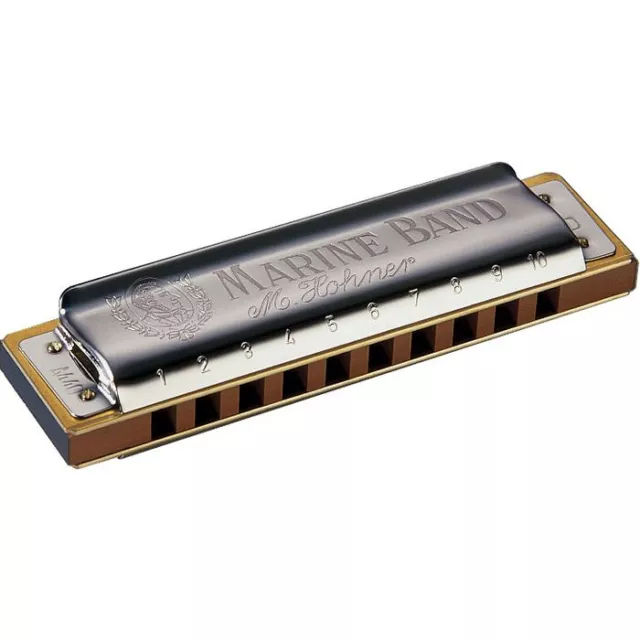 Hohner Marine Band Harmonica Diatonic 1896BX Blues Rock KEY OF C# Db