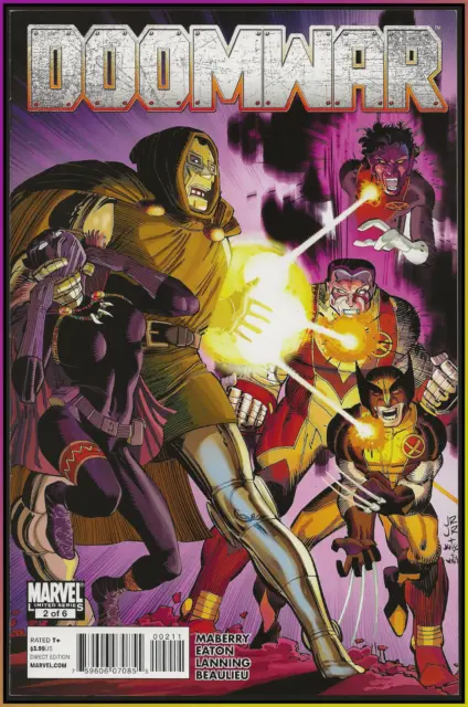 Doomwar #2 (2010) 1St Print Doctor Doom Vs Wakanda Forever Marvel 8.0 Vf
