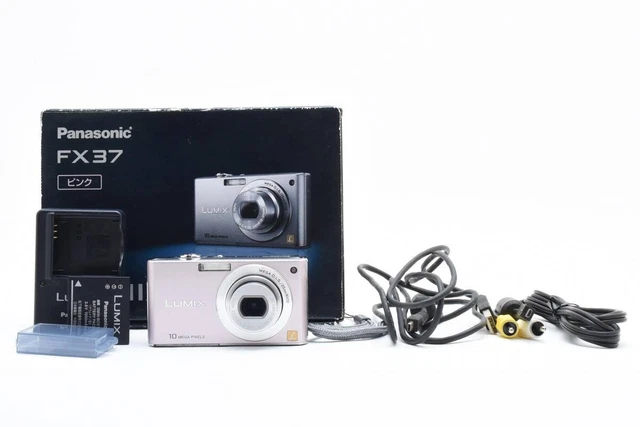LUMIX DMC-FX37 PINK With Original Box Compact Digital Camera