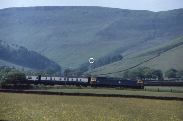 ORIGINAL 35MM BRITISH Railway B.r Slide - 47445 At Edale June 1982 £3. ...
