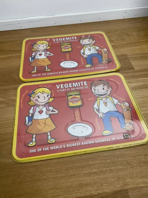 Vintage Retro Vegemite Kraft Placemat / Place Mat. 35cm - SET OF 2 2