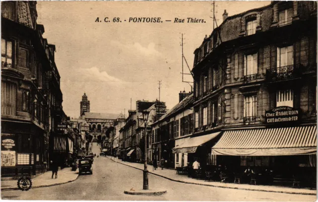 CPA Pontoise Rue Thiers FRANCE (1308670)