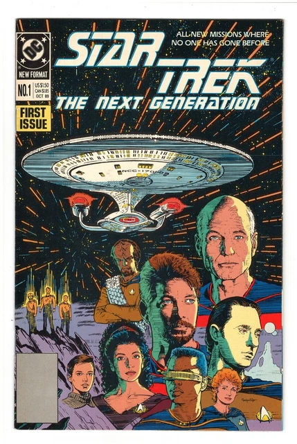 Star Trek The Next Generation #1 (VF+) (DC Comics 1989)