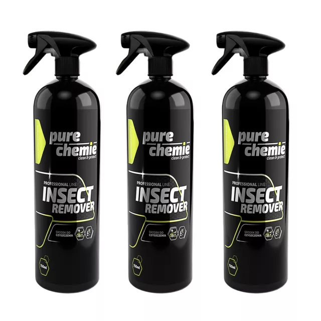 x3 Pure Chemie Insect Remover 750ml pour éliminer les résidus d'insectes