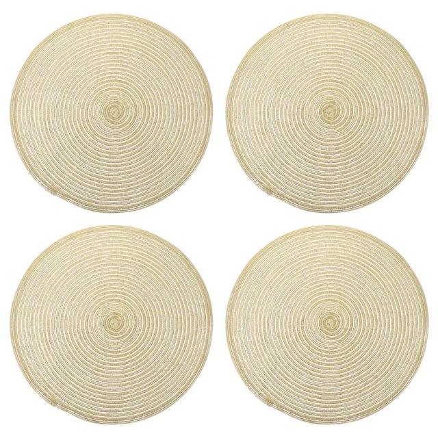 Tovagliette Tessute Fibra Naturale Tovaglioli Tessuto Tessuto Tovaglioli Manuali 4 Pz