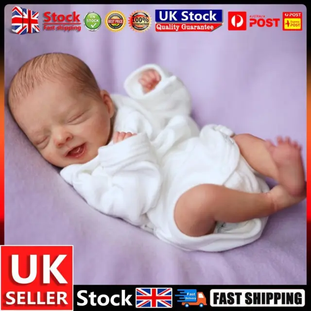 Unfinished Reborn Doll Kit Soft Touch Realistic Hand-assembled Emotions Babies U