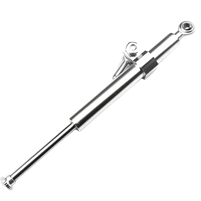 Steering Damper Reliable Perfect Fitment Steering Damper Replacement Long Silver