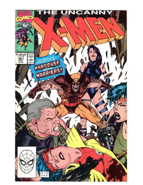 Uncanny X-Men 261 NM+ 9.6 Jim Lee Wolverine Marvel Comics 1990