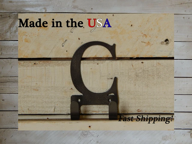 Letter Hook-Initial Key Hook-Towel Rack-Backpack Hanger-Personalized Hook-CR1053