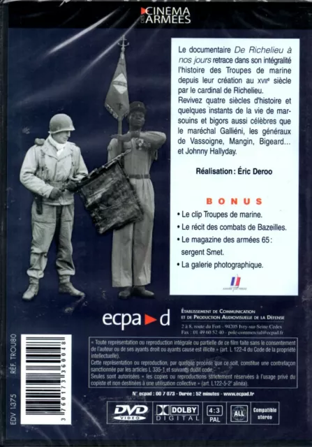 LES TROUPES DE MARINE - De Richelieu à nos Jours (DVD) 2