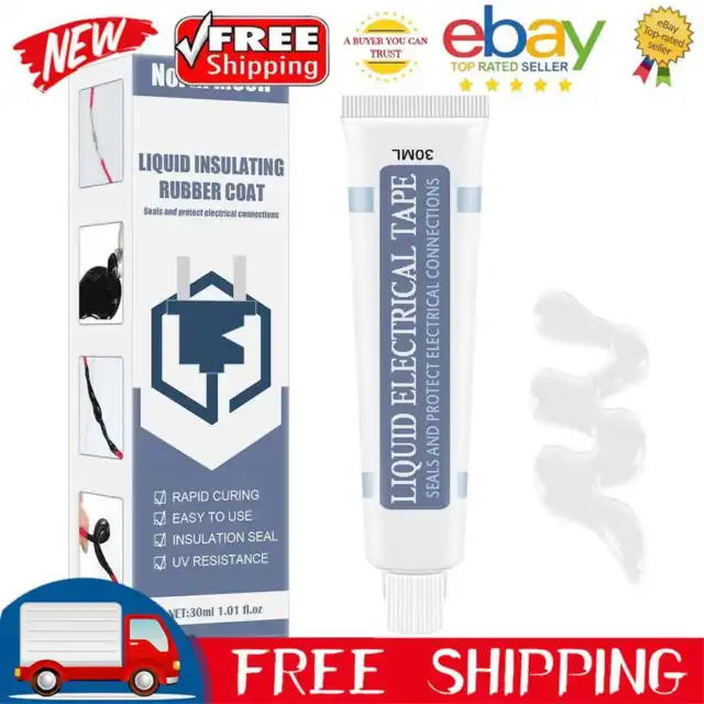 30ml Liquid Insulation Electrical Wire Cable Sealant Fast Dry Glue (White)