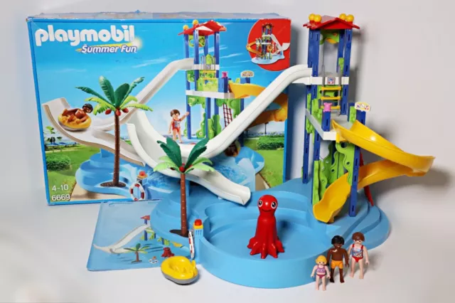 Playmobil 6669 summer fun 2025 water park with slides