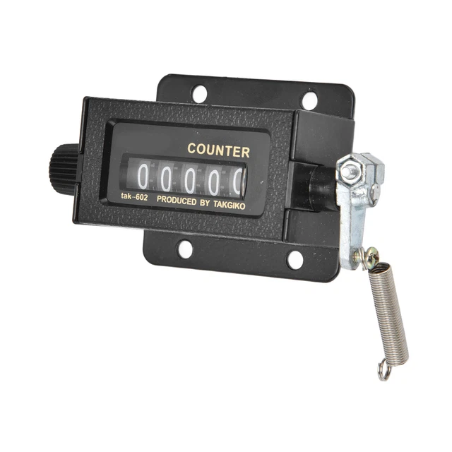 Mechanical Counter Reset Function Durable 5 Digits Counting Tool For Printing✿