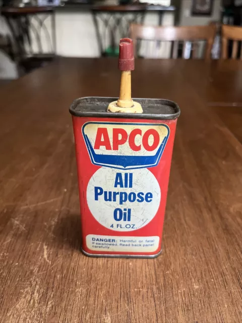 Vintage Oil Can APCO All Purpose Oil 4 Oz. Can