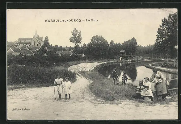 CPA Mareuil-sur-Ourcq, la Grue