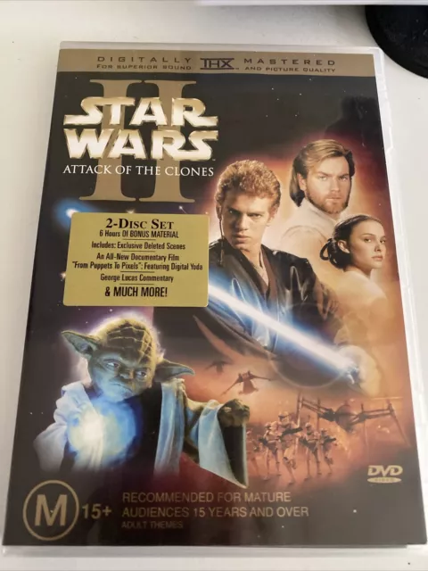 Star Wars - Episode II - Attack Of The Clones  (DVD, 2001)