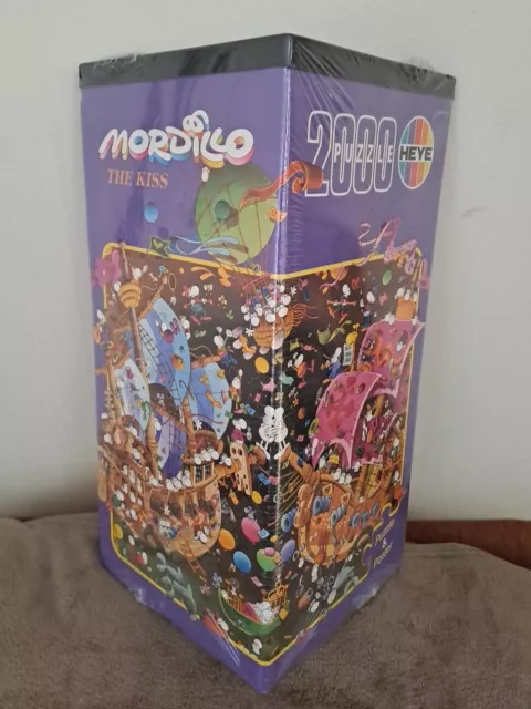 New Mordillo The Kiss Jigsaw Puzzle 2000 Pieces Vintage Heye New & Unopened