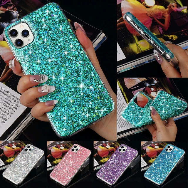 Bling Glitter Case Apple iPhone 15 Pro Max 14 13 12 11 XR 7 8 SE Plus Soft Cover
