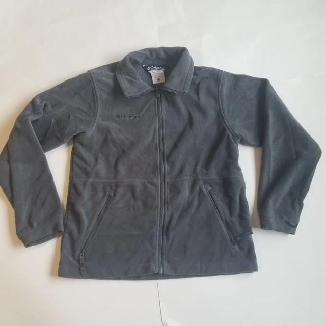Columbia Sweatshirt Youth Size 14/16 Full Zip Gray