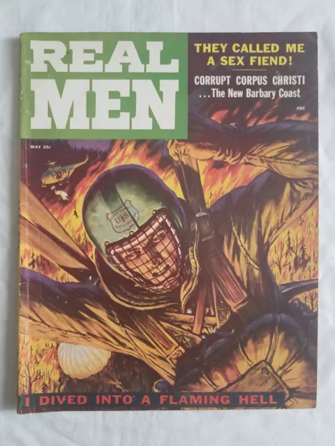 japs b0ndage 48 REAL MEN MAGAZINE Vol. 1 #5 VG 1956 $39.00 - PicClick