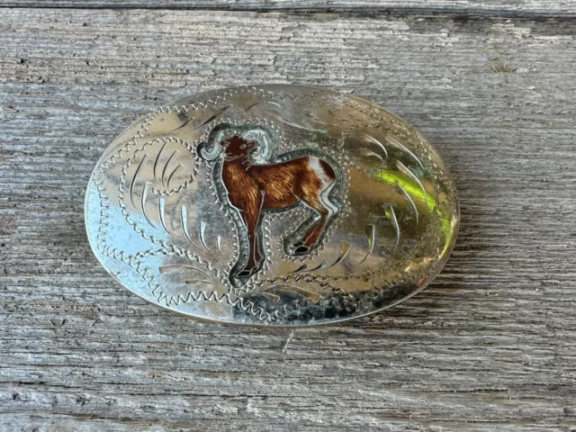 Bighorn Sheep Belt Buckle