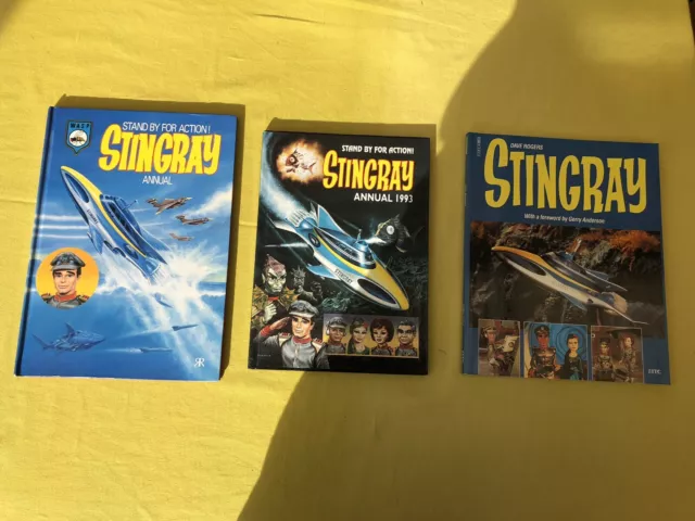 Gerry Anderson’s Stingray Annuals 1993 & Book By Dave Rogers