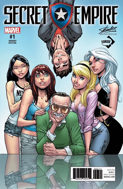 Secret Empire 1 J Scott Campbell Ramos Conque Stan Lee A Variant Nm