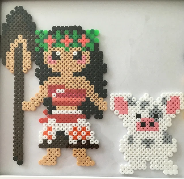 PIXEL ART / Disney Princesses Vaiana And Pua Ironing Beads £6.25 ...