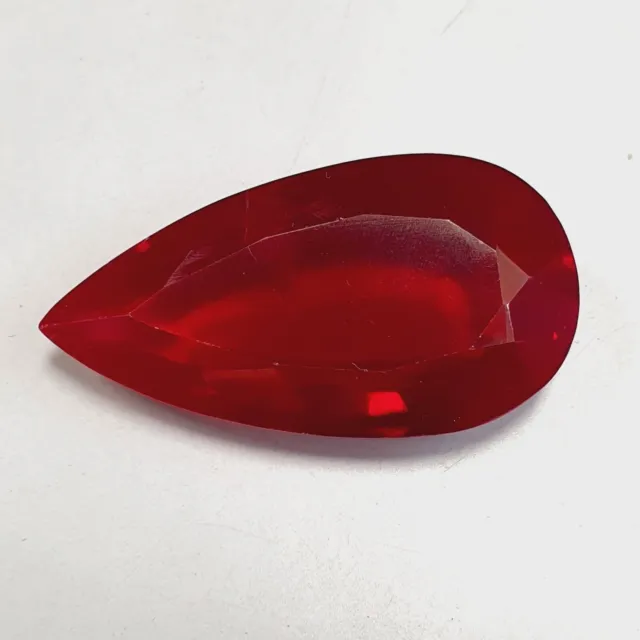 20.00 Ct Natural CERTIFIED Ruby Stunning Pear Shape Red Rare Loose Gemstone C796