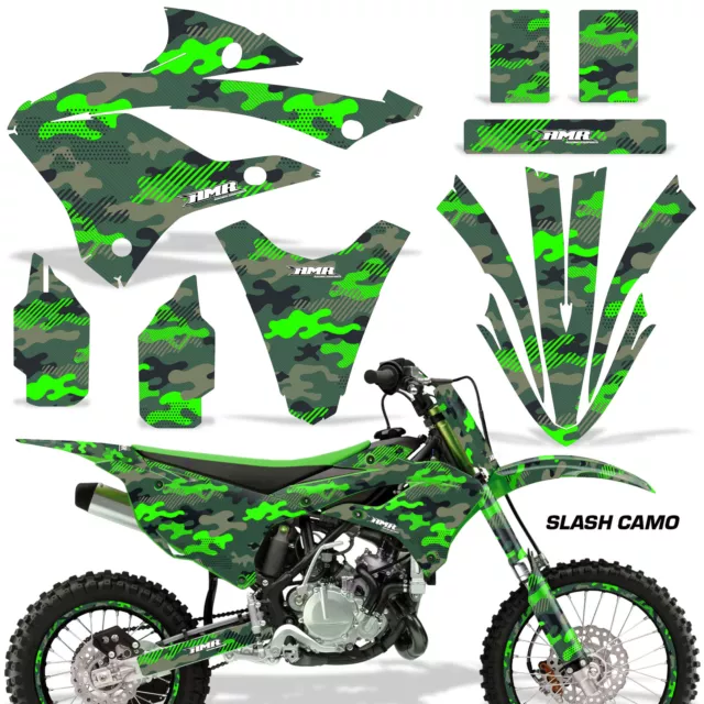Dirt Bike Decalcomania Grafica W # Adesivo Per Kawasaki KX85 & KX112- 22 con