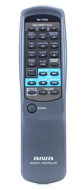 Aiwa RC-T503 Télécommande d'origine pour Chaînes Hifi CD (Réf#T-446)