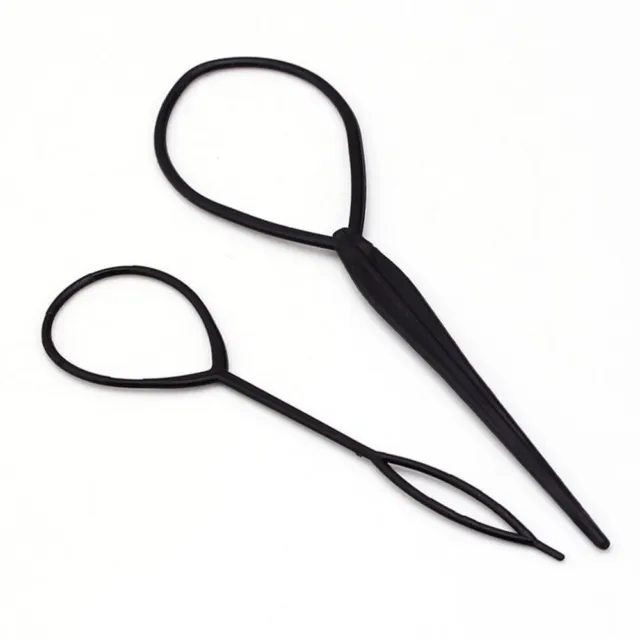2 piezas herramientas y dispositivos de peinado de cola migaja para niños herramienta para el cabello