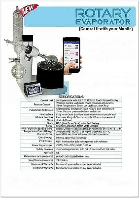 Rotary Evaporator Control it With Your Mobile