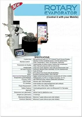 Rotary Evaporator Control it With Your Mobile
