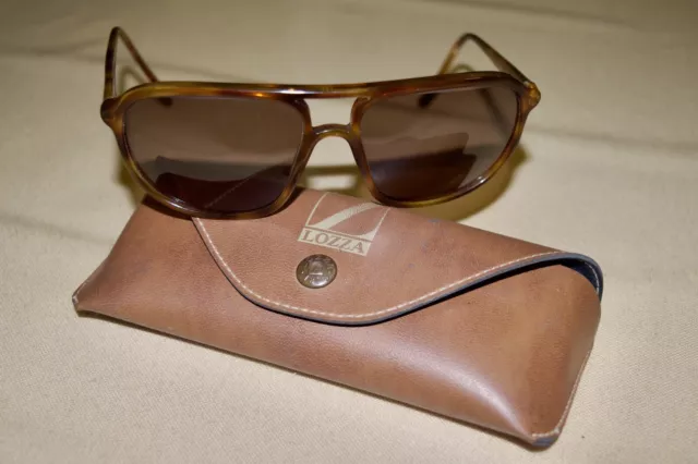 Occhiali Da Sole Lozza Zilo 62 Vintage - MADE IN ITALY anni 70. ORIGINALI