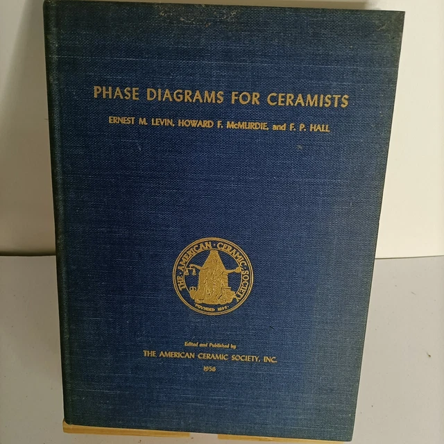 Phase Diagrams for Ceramists 1956 Supplement Figures Hall Levin McMurdie Vintage