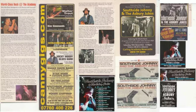 SOUTHSIDE JOHNNY & THE ASBURY JUKES : CUTTINGS COLLECTION - adverts