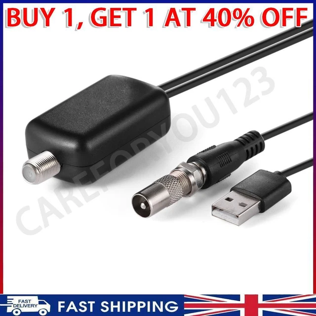 Antenna TV Digitale Interna Amplificata - Amplificatore Segnale HDTV Per Ricezione Chiara E Nitida - Foto 13