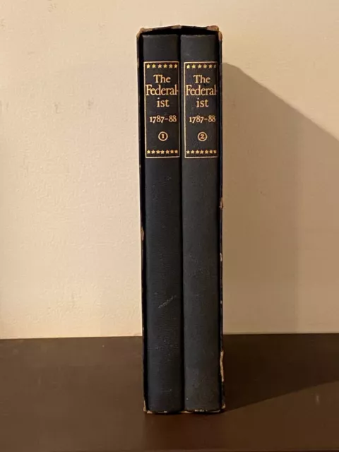 The Federalist SIGNED By Bruce Rogers Limited Numbered Edition In Two Volumes