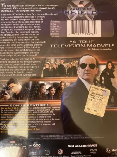 Marvel Agents Of Shield The Complete First Season 2