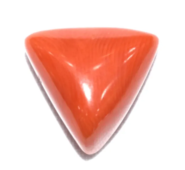 Rote Koralle Dreieckig - 12.34 Karat - Italienische - Kunstdiamanten
