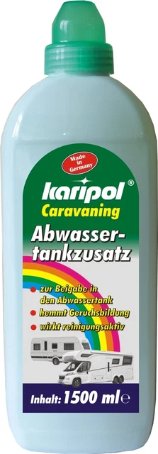 Karipol Caravan Camping Toilette Abwassertankzusatz 1,5 l