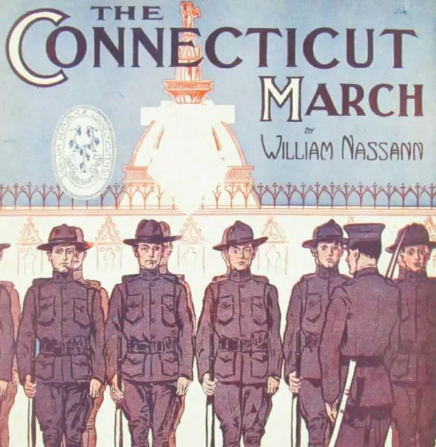 The Connecticut March Sheet Music Intermediate Piano Solo William Nassann