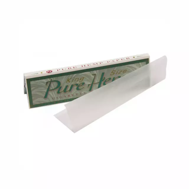 Pure Hemp Kingsize Smoking Papers Cigarette Paper 50 Packs per Box 2