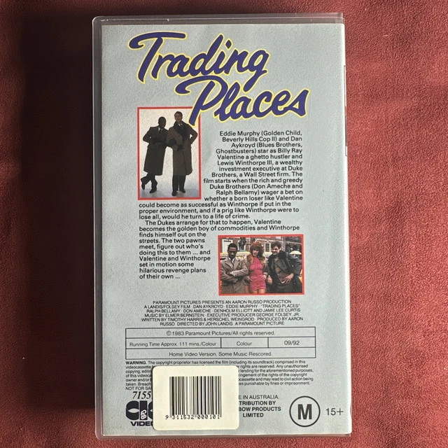 TRADING PLACES (VHS, Small Box, 1983) - Eddie Murphy - Free Shipping! £ ...