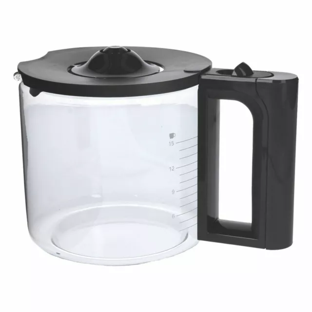 Jarra de Cristal Compatible Con Siemens Café con Tapa para Cafetera