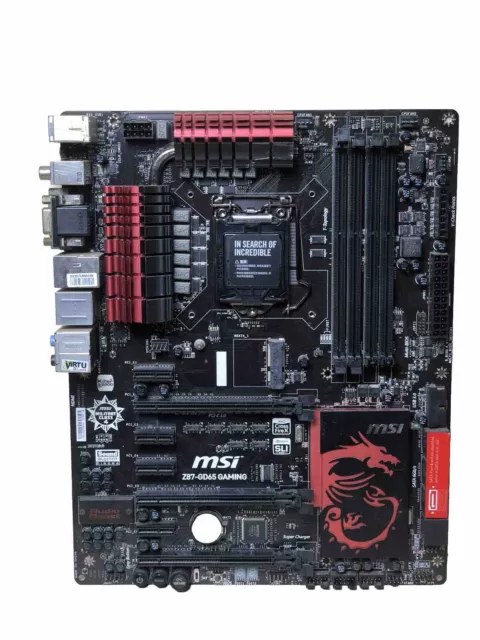 MSI Z87-GD65 Gaming ATX Intel Motherboard LGA 1150 DDR3