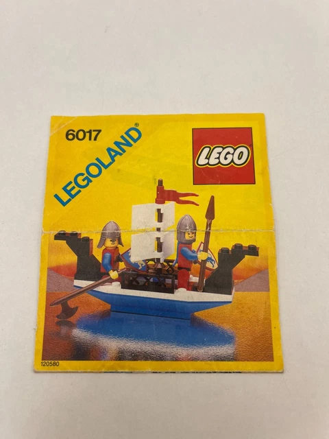 Lego Ritterboot LEGO ® BAUANLEITUNG Legoland Ritter Castle 6017 Boot Instruction ...