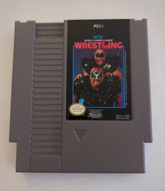 WCW WORLD CHAMPIONSHIP Wrestling (Nintendo Entertainment System, 1990