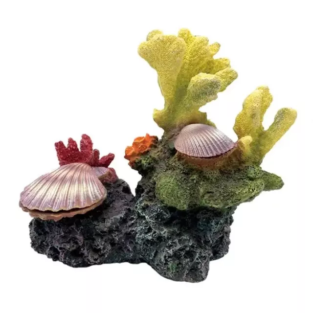 Aquarium Coral Reef Ornament Resin Fish Tank Plants Decoration Mini Garden Gift